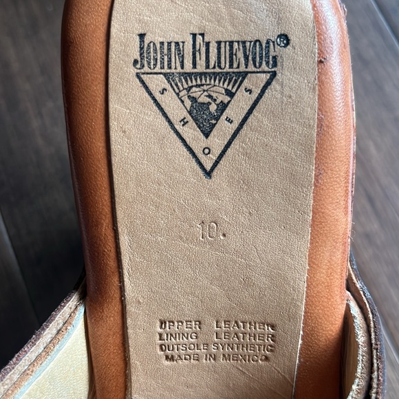 John Fluevog leather and wooden clogs size 10 - Picture 4 of 9
